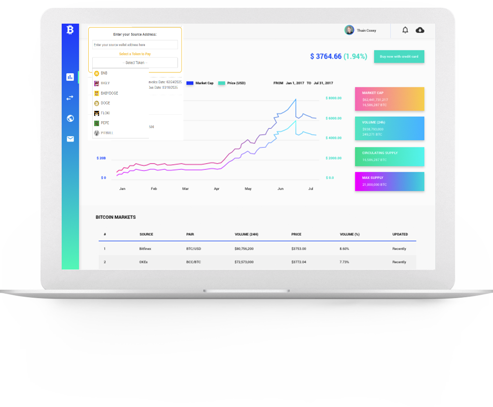 BiglyPay Dashboard